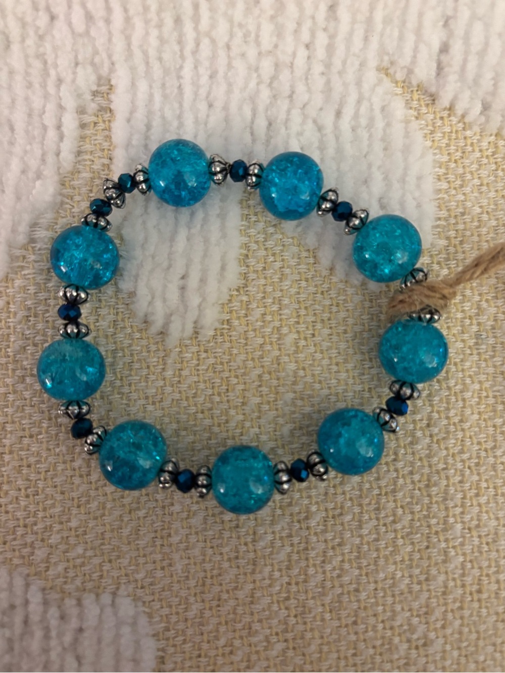 Turquoise Beaded Stretch Bracelet